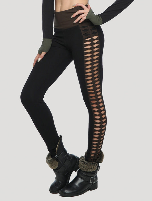 Raffia Leggings - Psylo Fashion