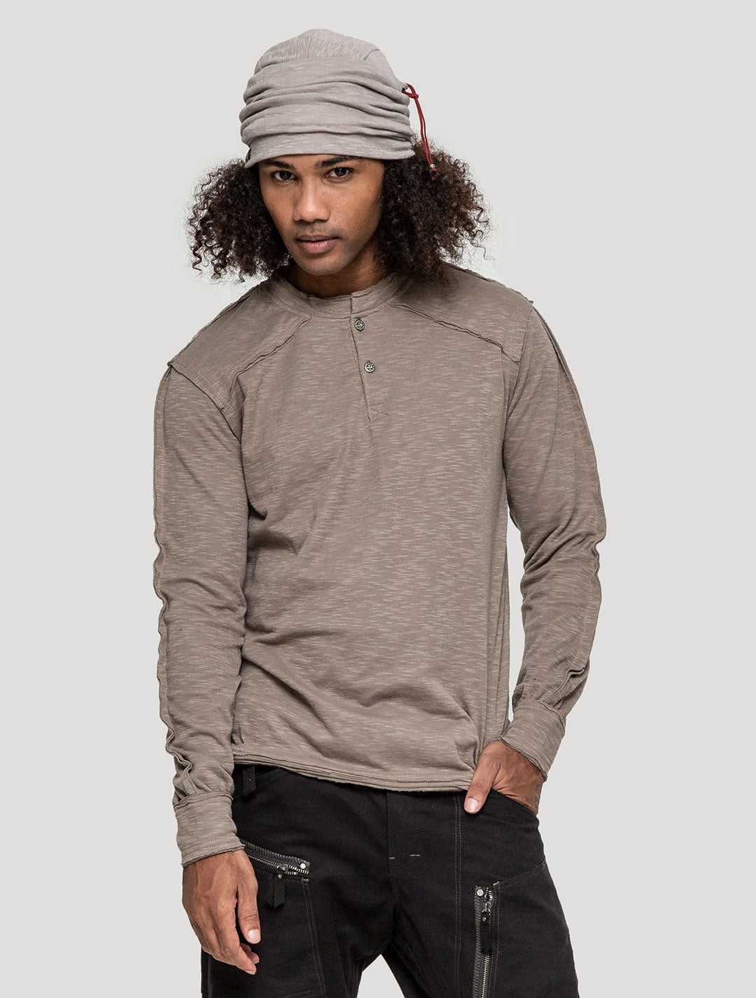 Cement Slub Tee - Psylo Fashion