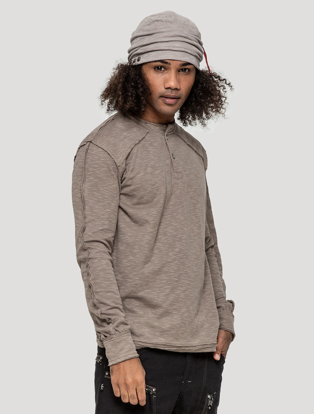 Cement Slub Tee - Psylo Fashion