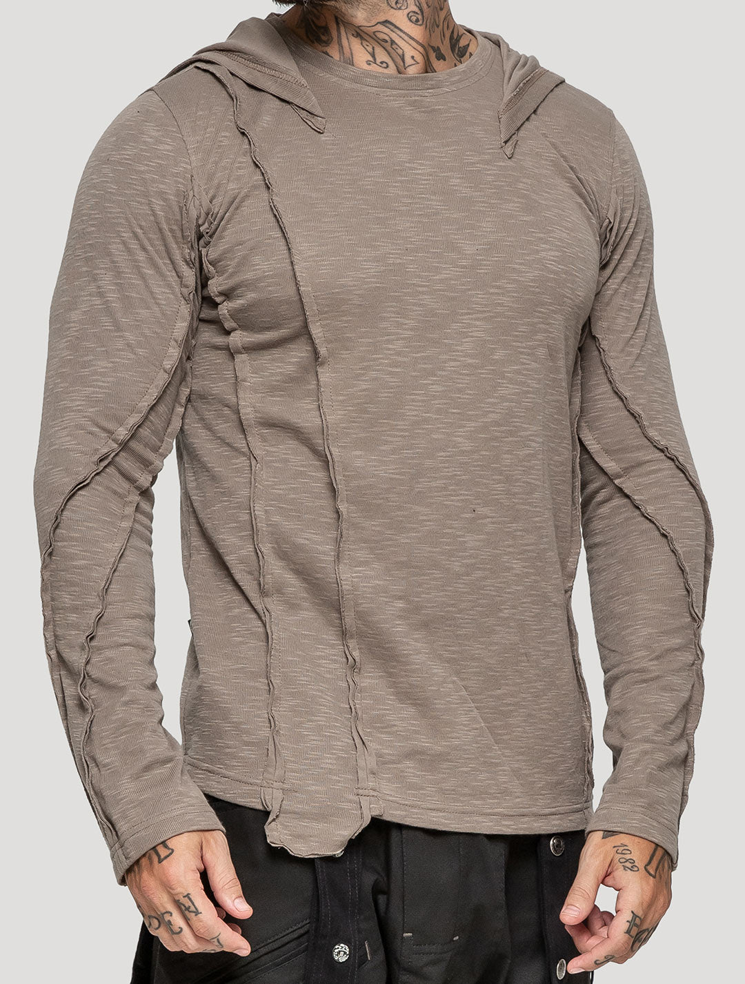 Slit Hoodie Jumper - Psylo Fashion
