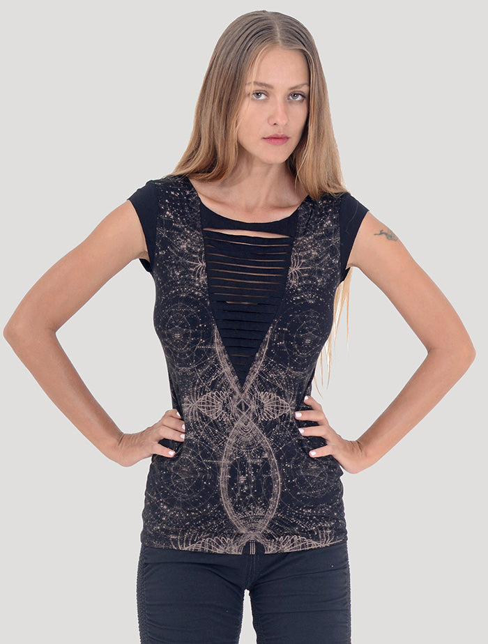 Seminyak Top Short Sleeves - Psylo Fashion