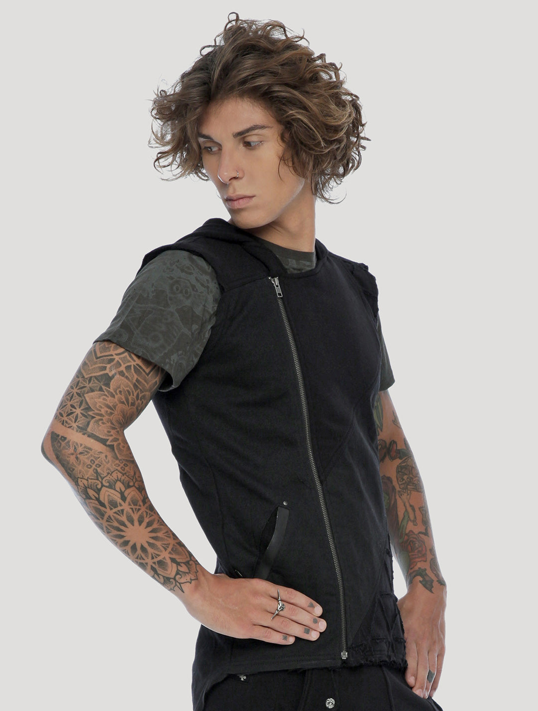 Shinobi Hoodie Vest - Psylo Fashion