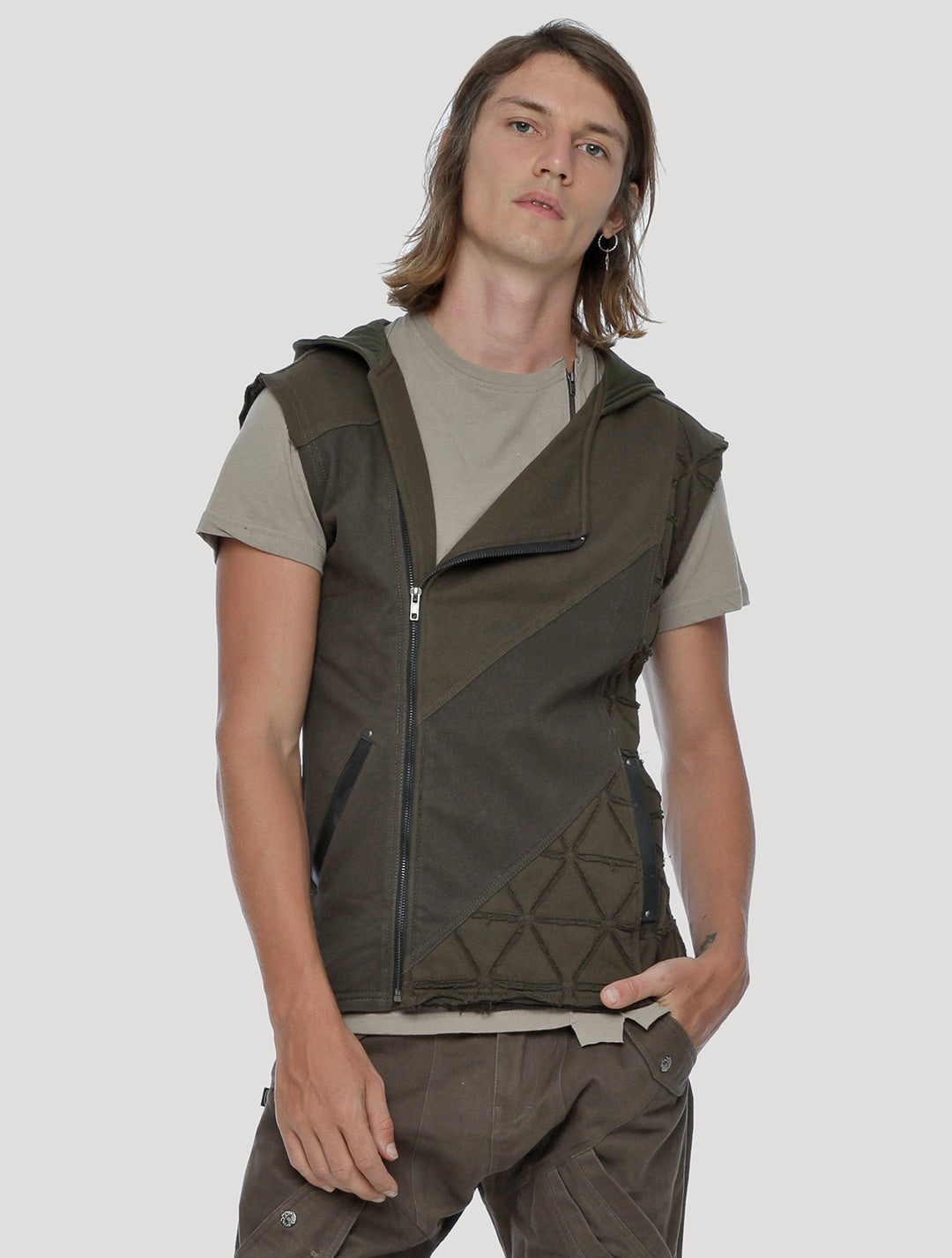 Shinobi Hoodie Vest - Psylo Fashion