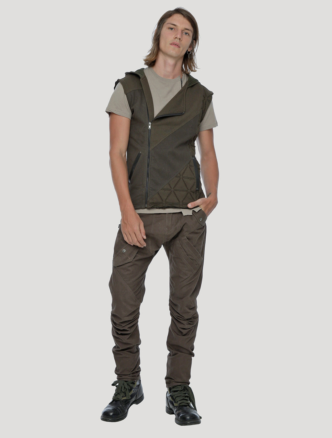 Shinobi Hoodie Vest - Psylo Fashion