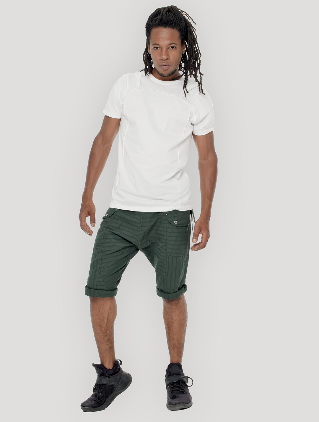 Shelter Short Sleeves Hoodie Tee - Psylo Fashion