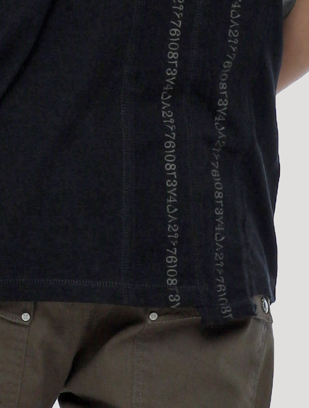 Serial Asymmetric T Shirt - Psylo Fashion