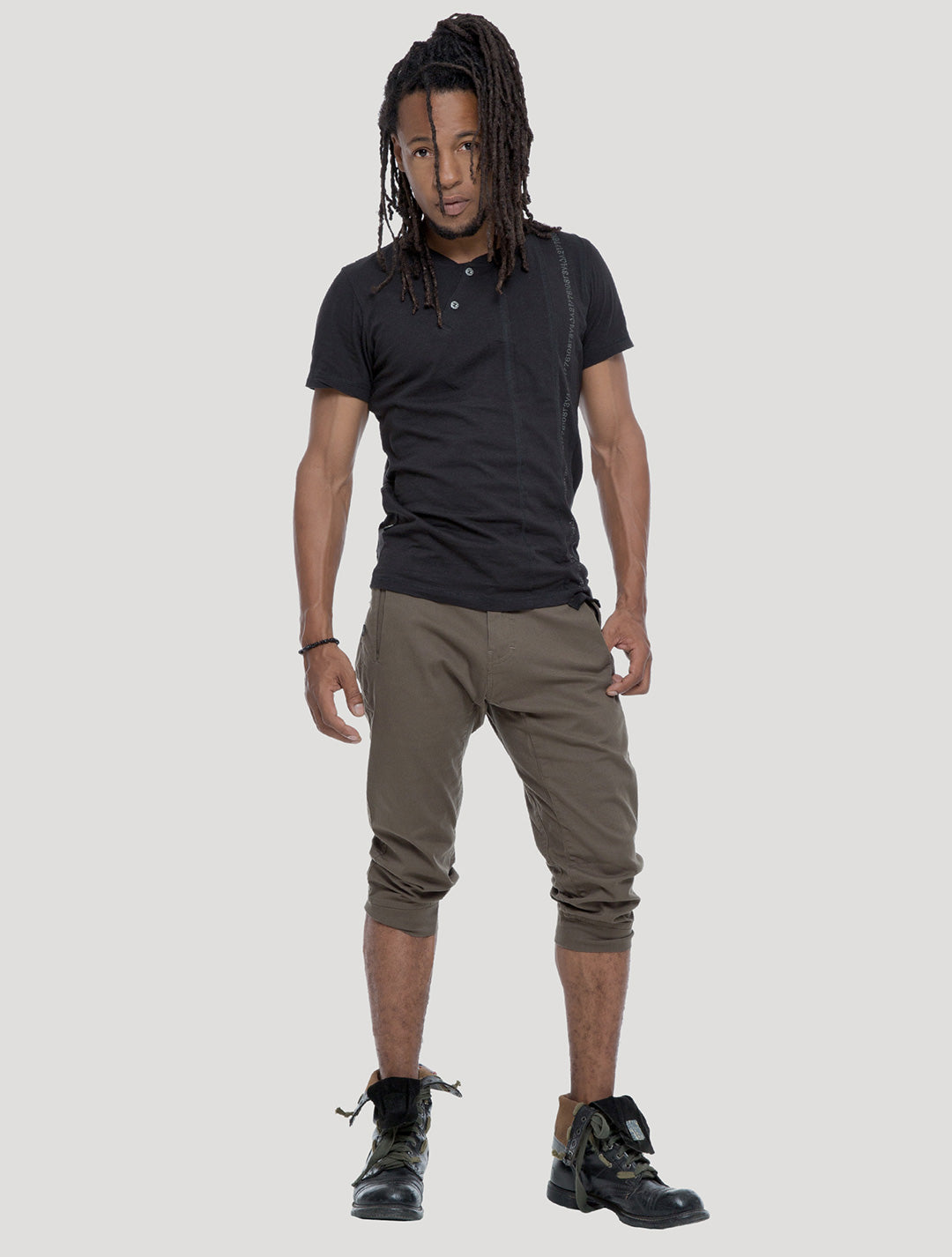 Serial Asymmetric T Shirt - Psylo Fashion