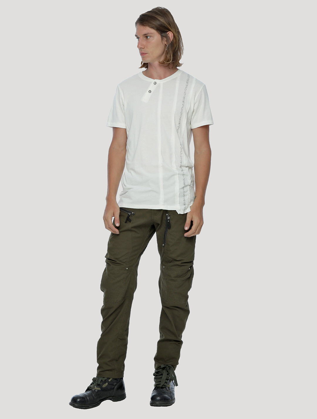 Serial Asymmetric T Shirt - Psylo Fashion