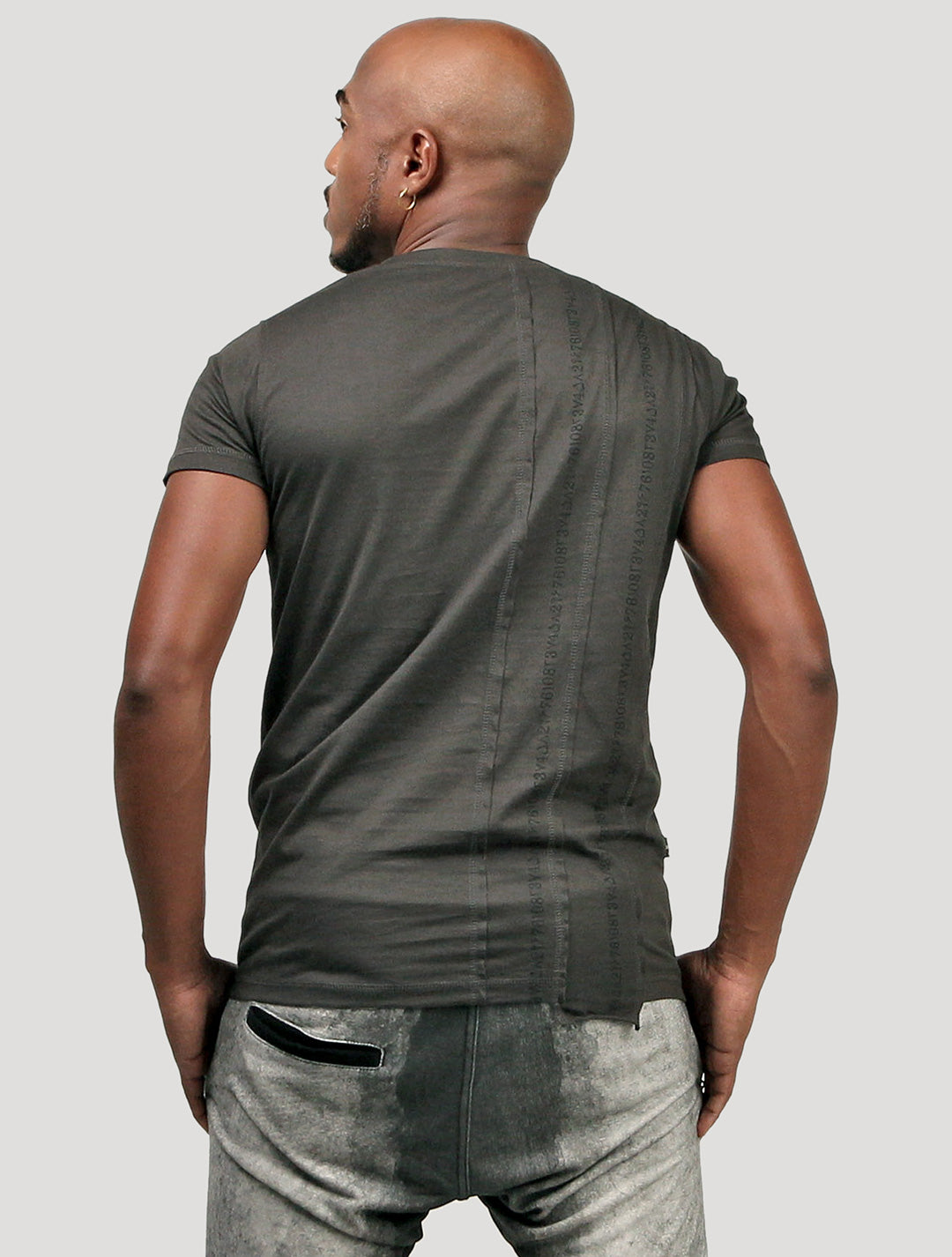 Serial Asymmetric T Shirt - Psylo Fashion