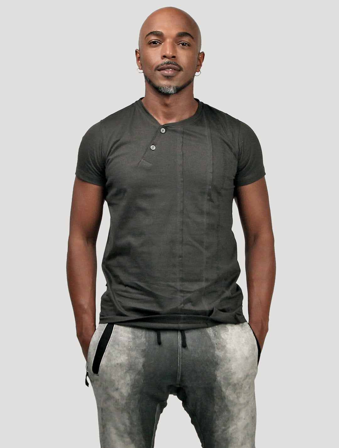 Serial Asymmetric T Shirt - Psylo Fashion