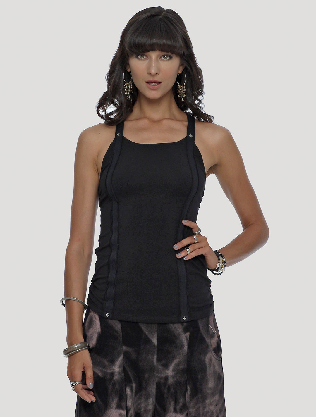 Straps Rmx Top - Psylo Fashion