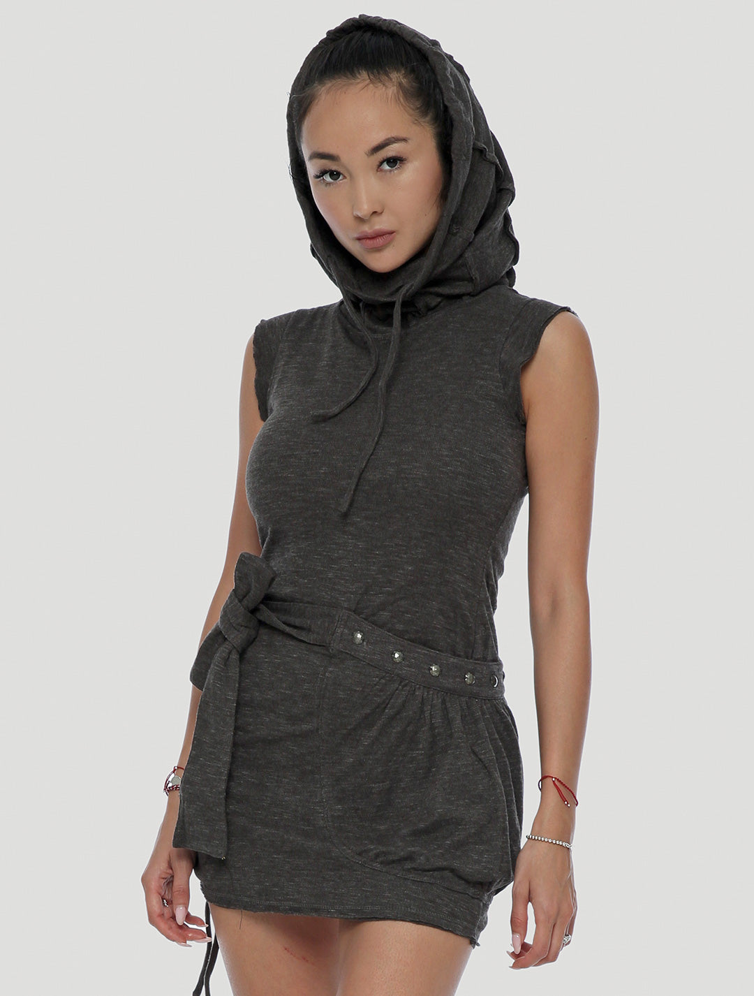Soba Sleeveless Turtleneck Dress - Psylo Fashion