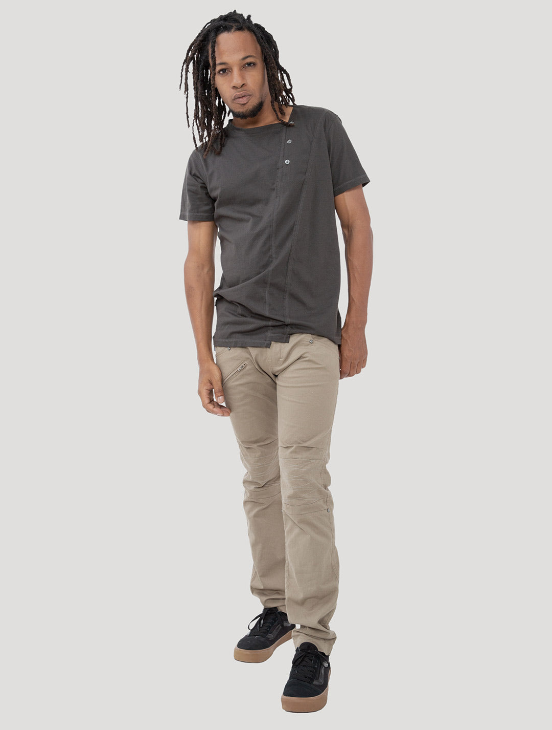 Slanted Rmx Short Sleeves Tee - Psylo Fashion