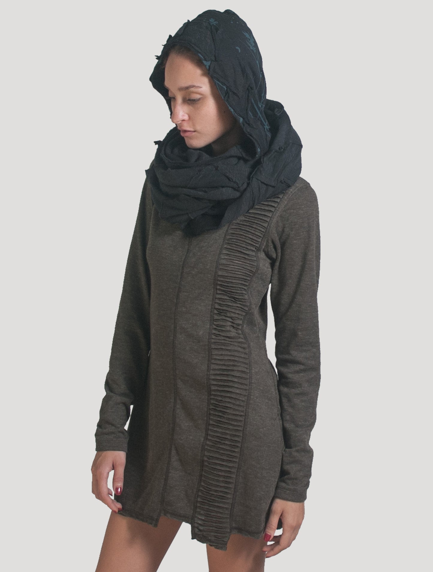 Tosca Pecoa Hooded Scarf - Psylo Fashion