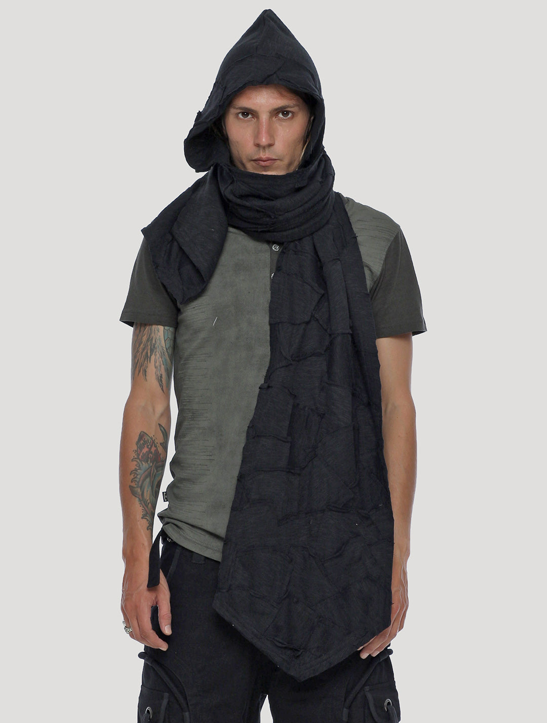 Tosca Pecoa Hooded Scarf - Psylo Fashion