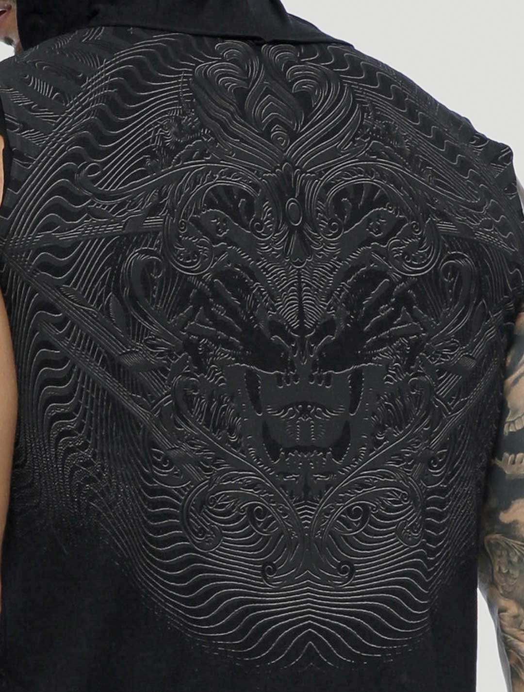 Tiger Sleeveless Hoodie - Psylo Fashion