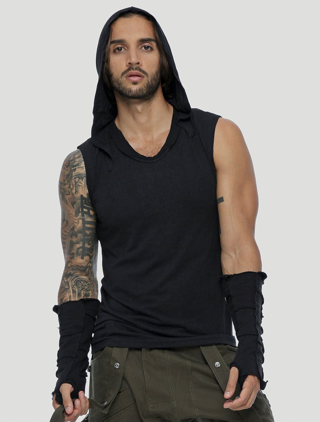 Tiger Sleeveless Hoodie - Psylo Fashion
