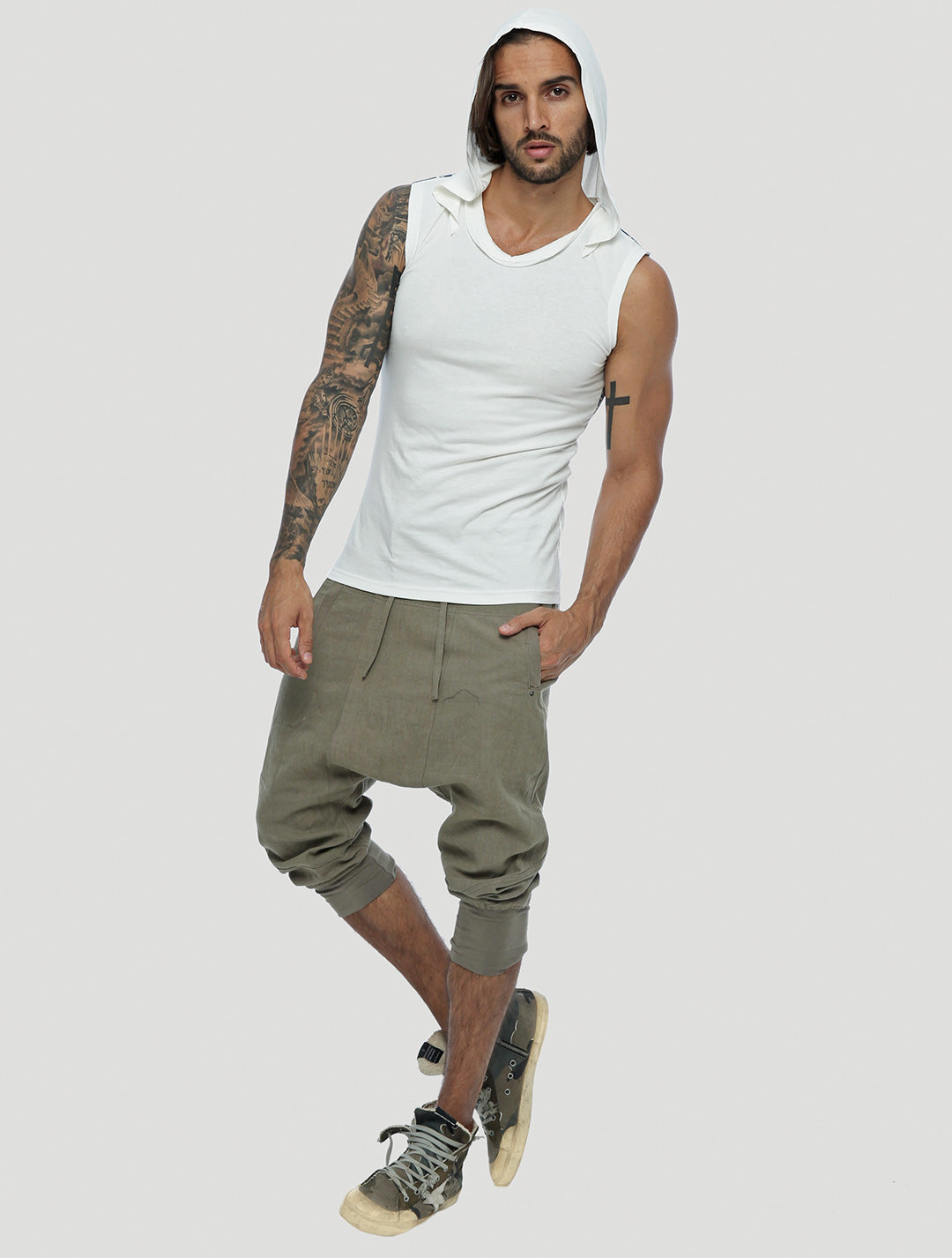 Tiger Sleeveless Hoodie - Psylo Fashion