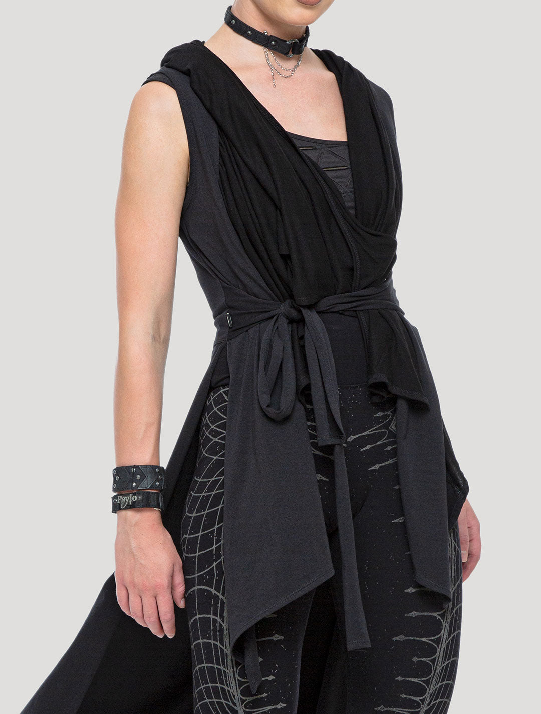 Virgin Hooded Long Kaftan