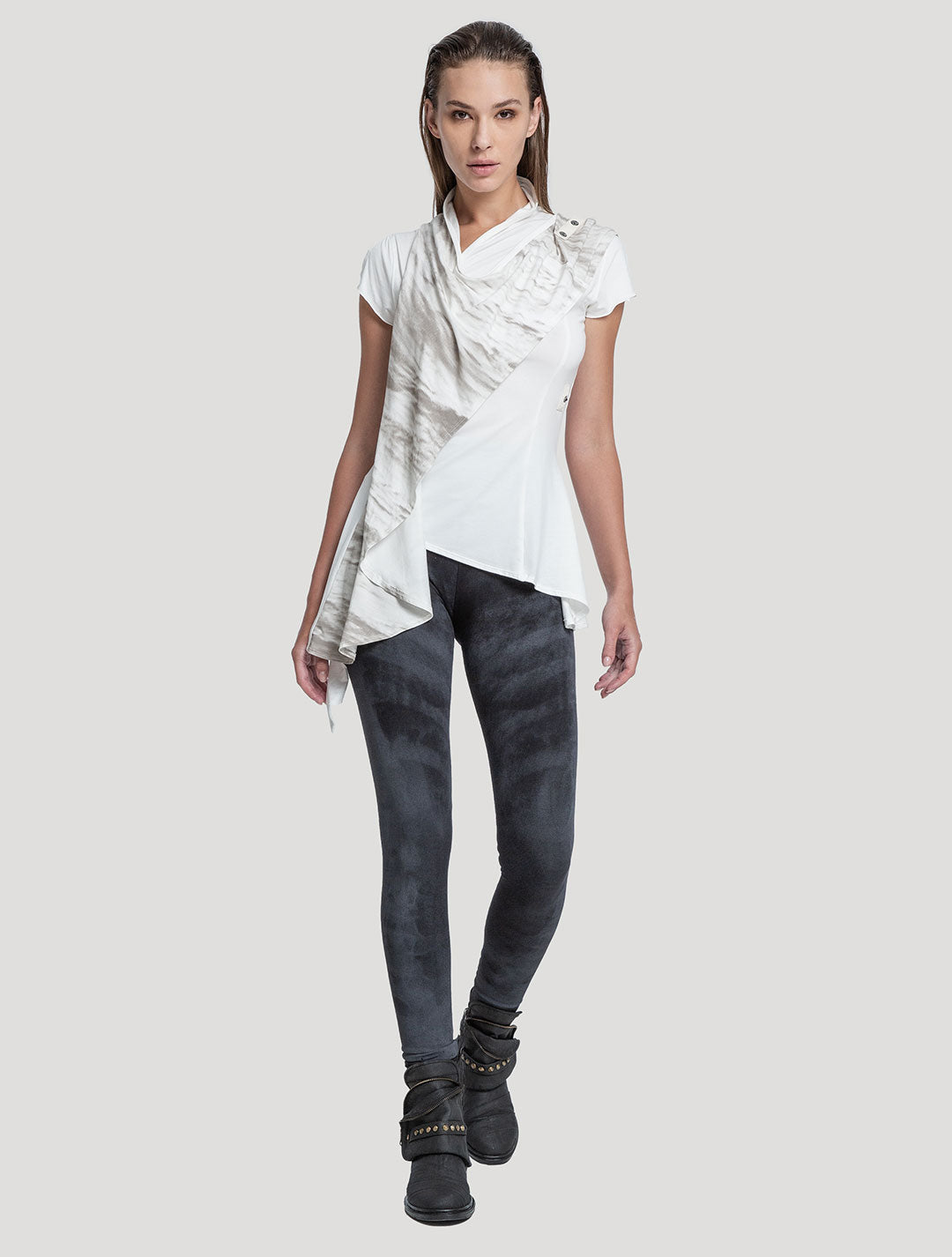 'Virgo' Off White Top - Psylo Fashion