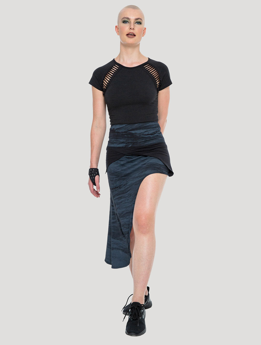 Wave Asymmetric Skirt