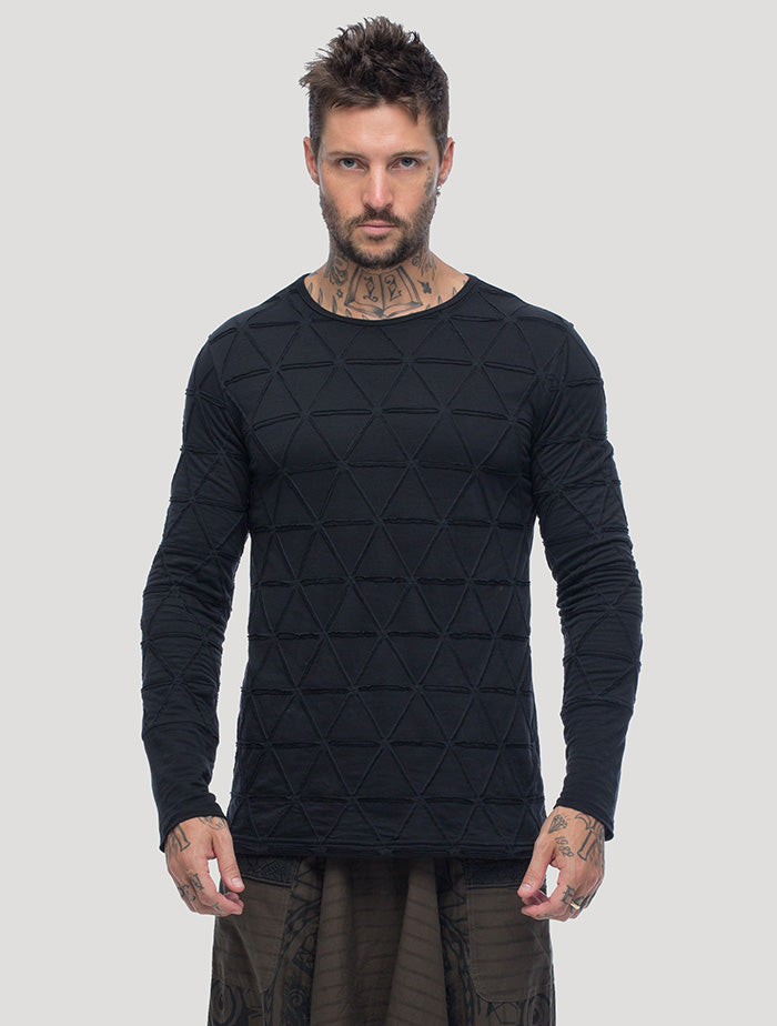 Zentangle Long Sleeves Tee - Psylo Fashion