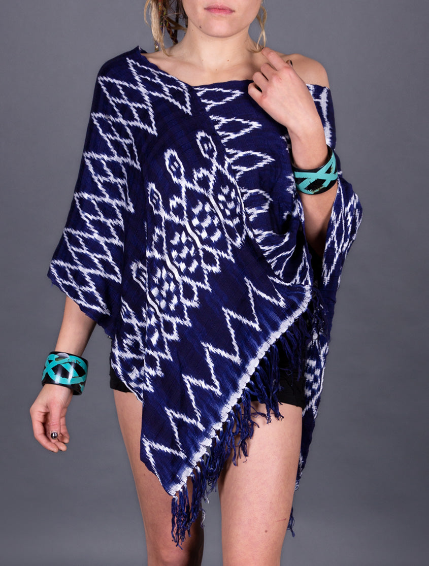 Boho Poncho Jaspe - Psylo Fashion