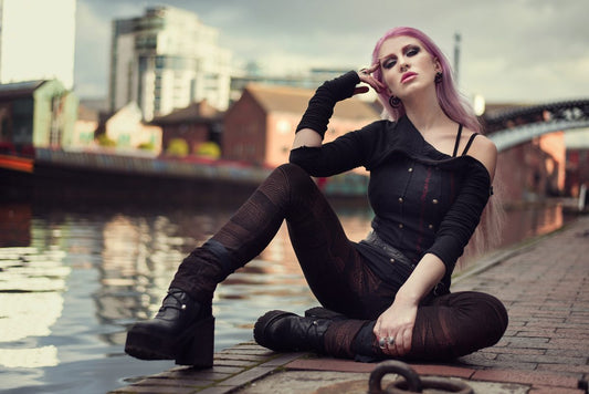 An autumn evening look by the canal