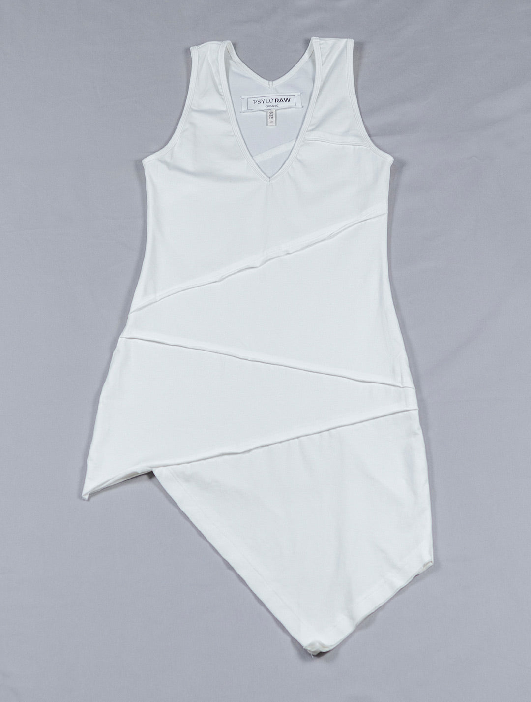 Acacia Sleeveless Mini Asymmetric Dress - Psylo Fashion