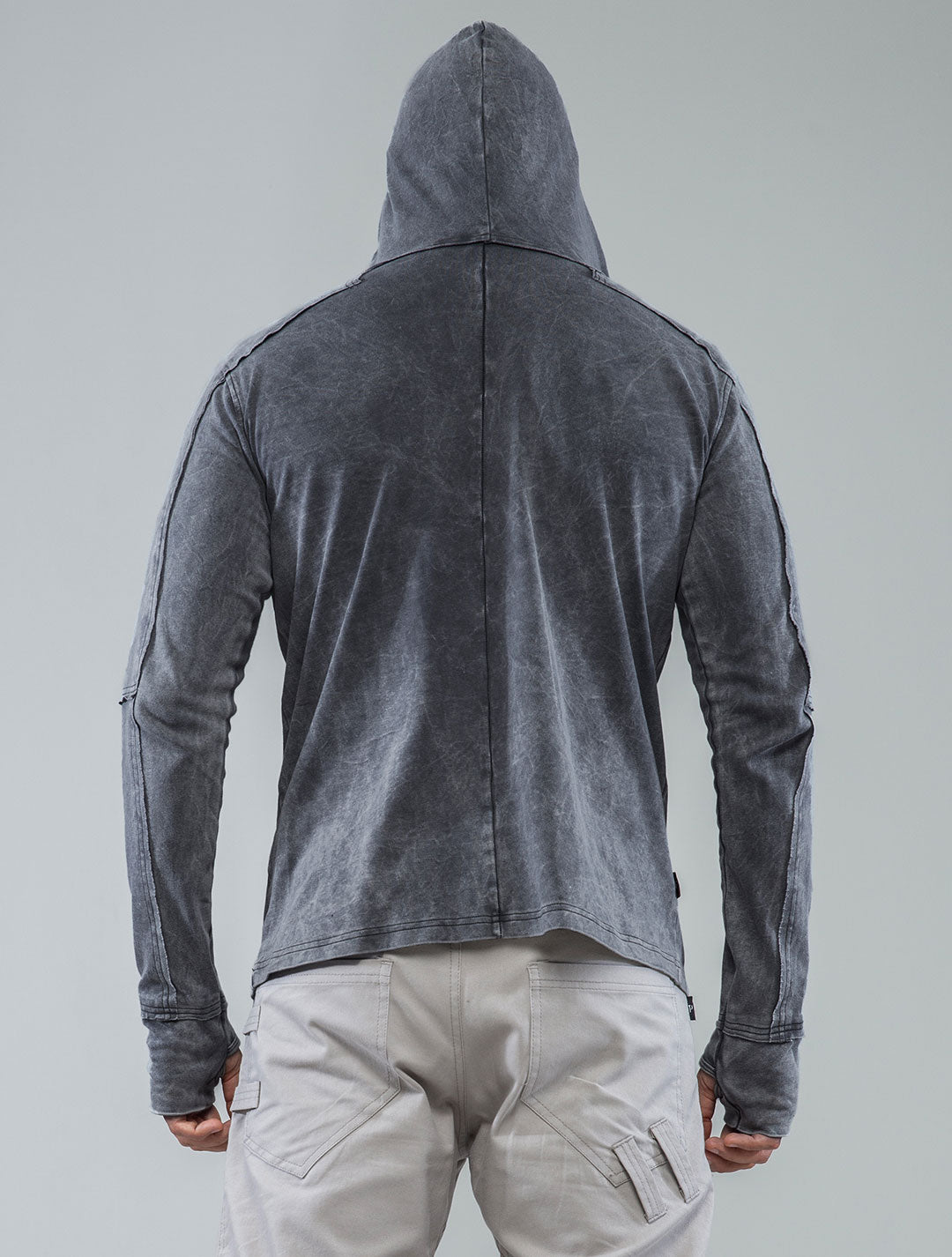 Albini Hooded Henley Sweater