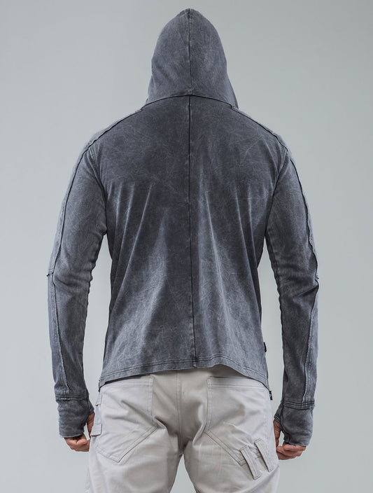 Albini Hooded Henley Sweater
