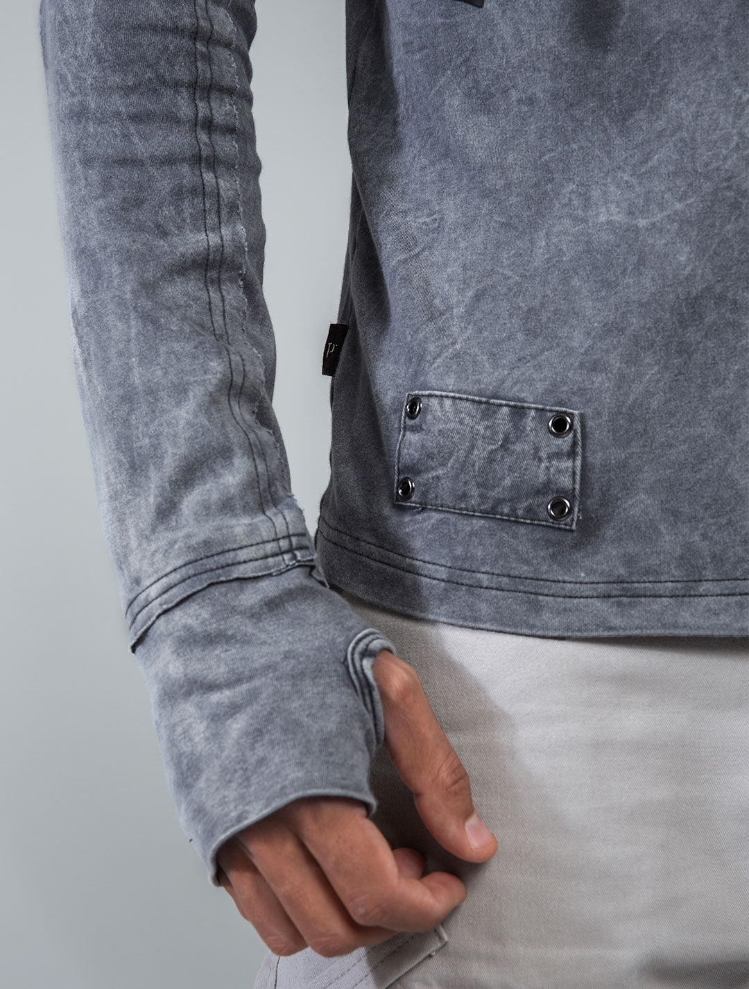 Albini Hooded Henley Sweater