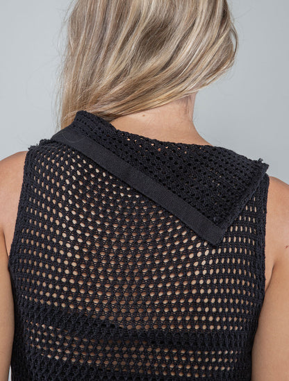 Amebix See-Through Midi Dress