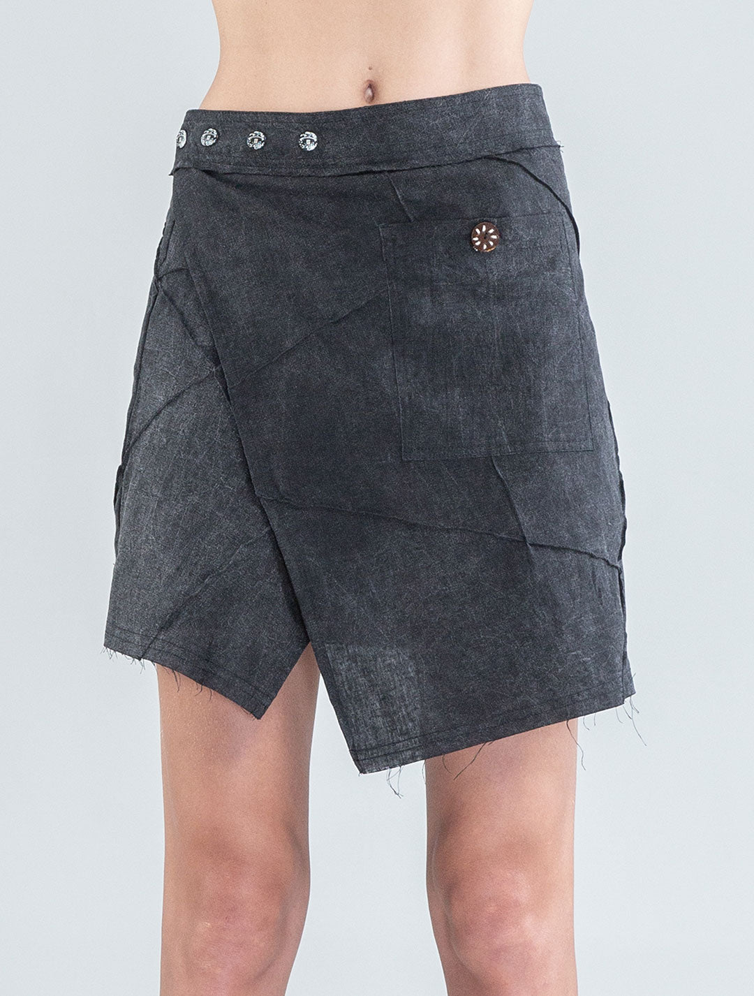 Aoki Mini Wrap Skirt - Psylo Fashion
