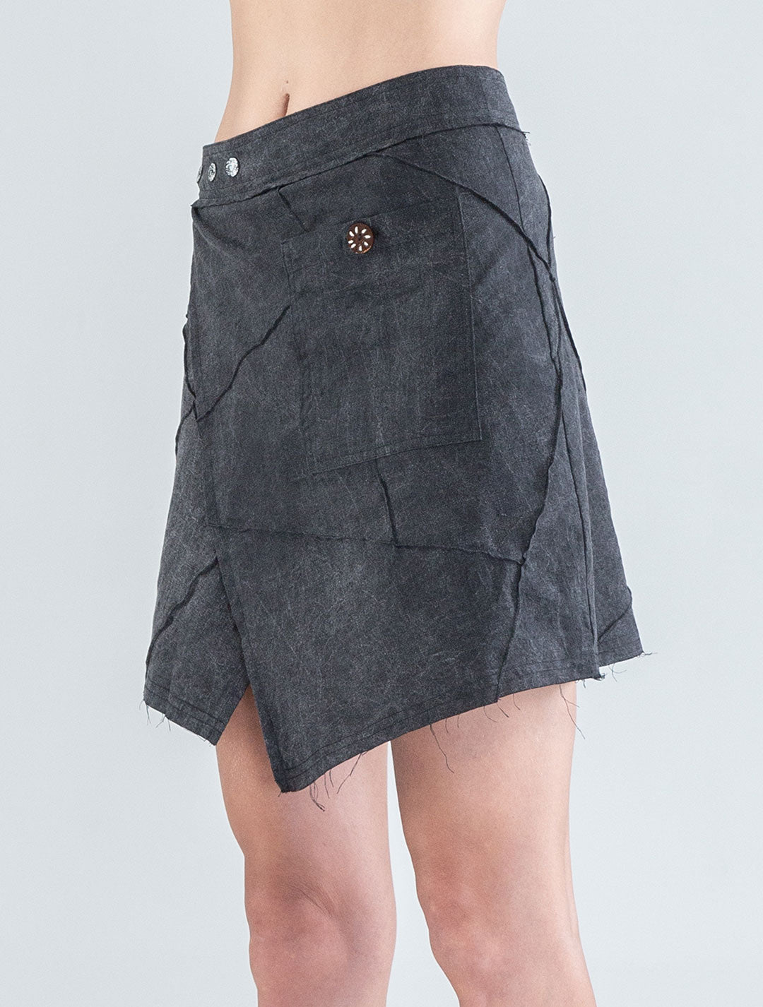 Aoki Mini Wrap Skirt - Psylo Fashion