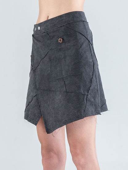 Aoki Mini Wrap Skirt - Psylo Fashion
