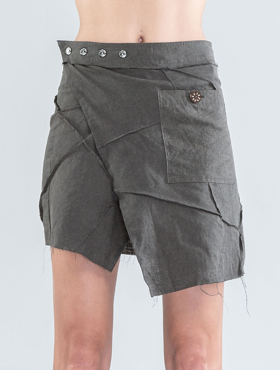 Aoki Mini Wrap Skirt - Psylo Fashion