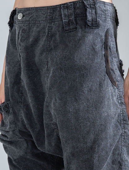 Aoki ¾ Harem Pants - Psylo Fashion