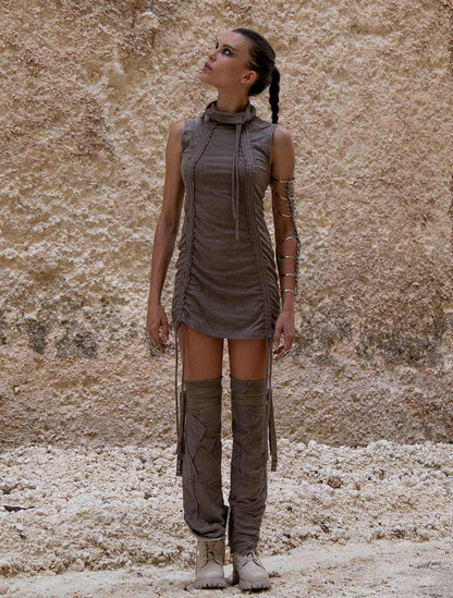 Kamer Sleeveless Mini Dress - Psylo Fashion