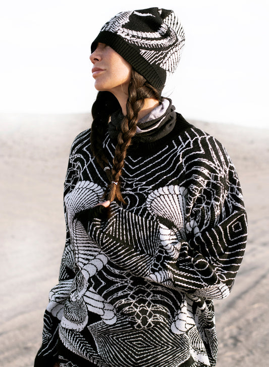 Apocalipto Hemp Beanie Hat by EGOSYSTEMA