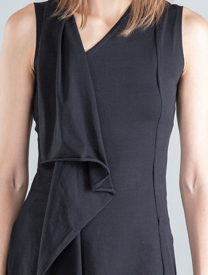 Aspen Sleeveless Asymmetric Tunic - Psylo Fashion