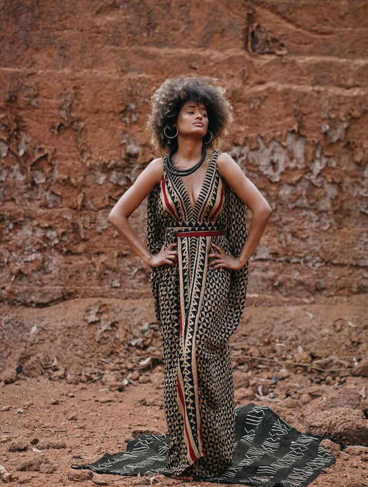 'Connection' Boho Long & Flowy Dress by Alekai