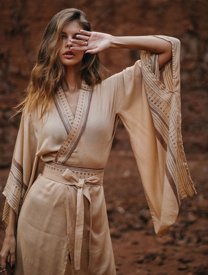 Kimono Ra Dress by Alekai Golden Tear Psylo Kimono Ra Dress by Alekai Golden Tear Psylo