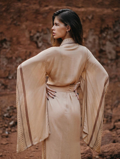 Kimono Ra Dress by Alekai Golden Tear Psylo Kimono Ra Dress by Alekai Golden Tear Psylo
