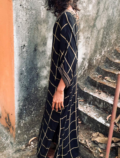 kurta maxi dress Blue Eenika Clorinda Long Kurta