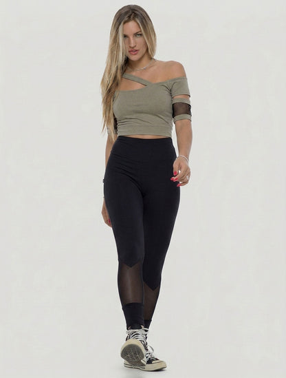 Cray Short Sleeves Crop Top