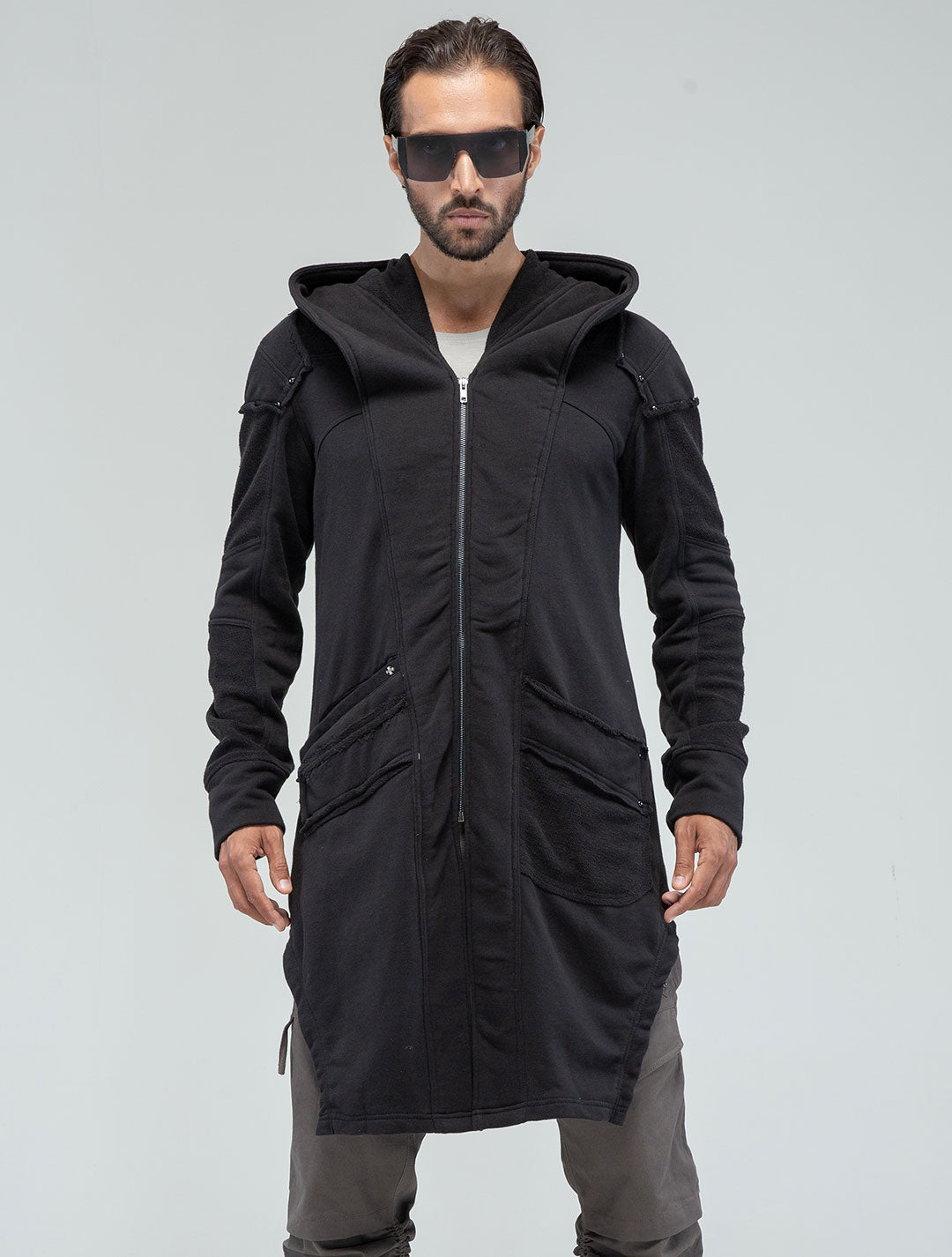 Danzig 100% Cotton Hooded Coat - Psylo Fashion