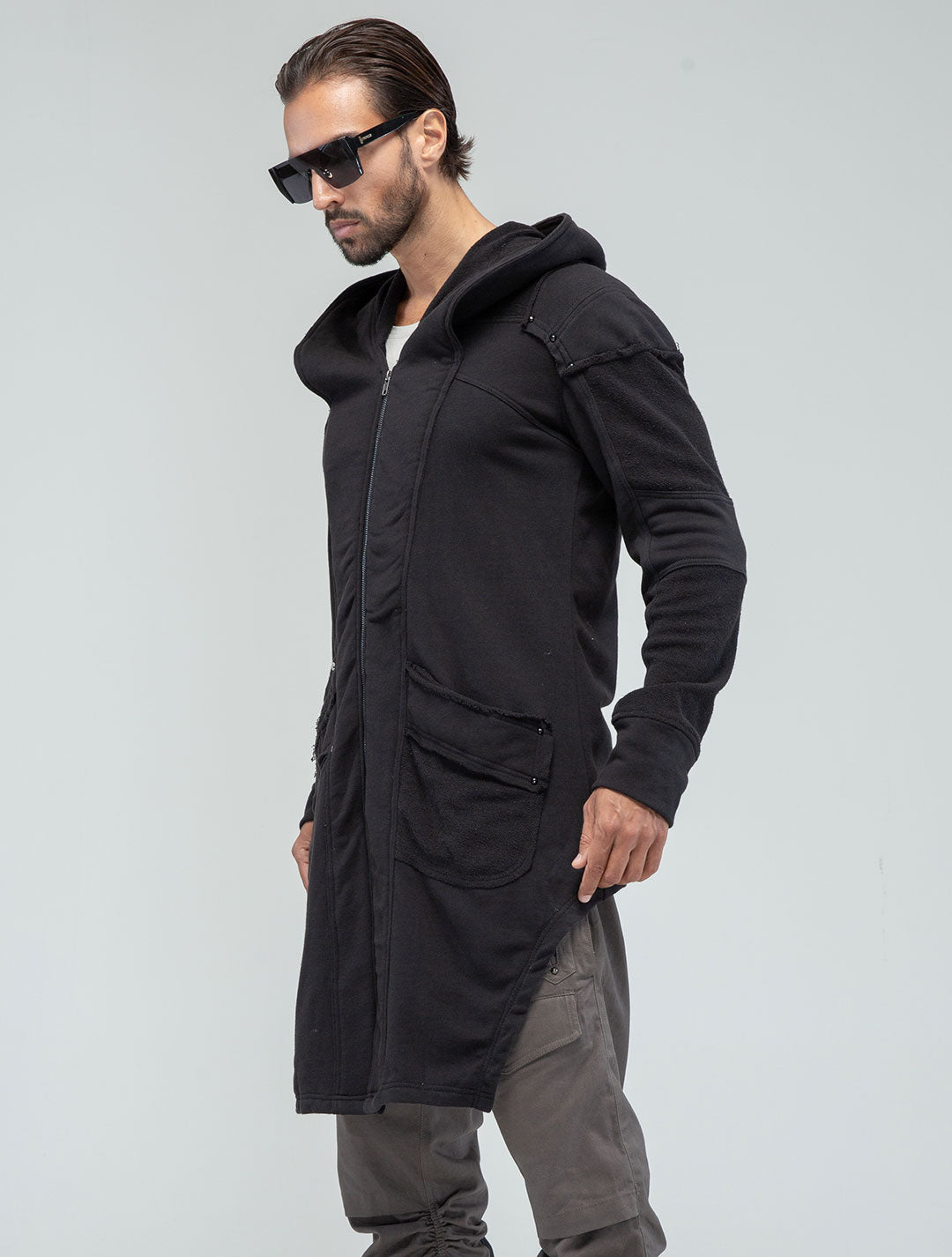 Danzig 100% Cotton Hooded Coat - Psylo Fashion