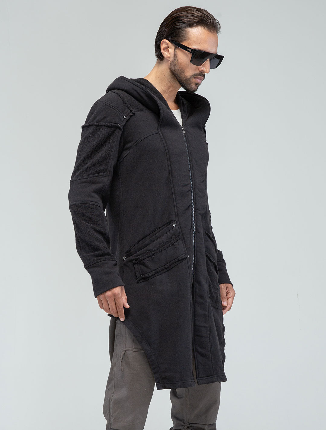 Danzig 100% Cotton Hooded Coat - Psylo Fashion