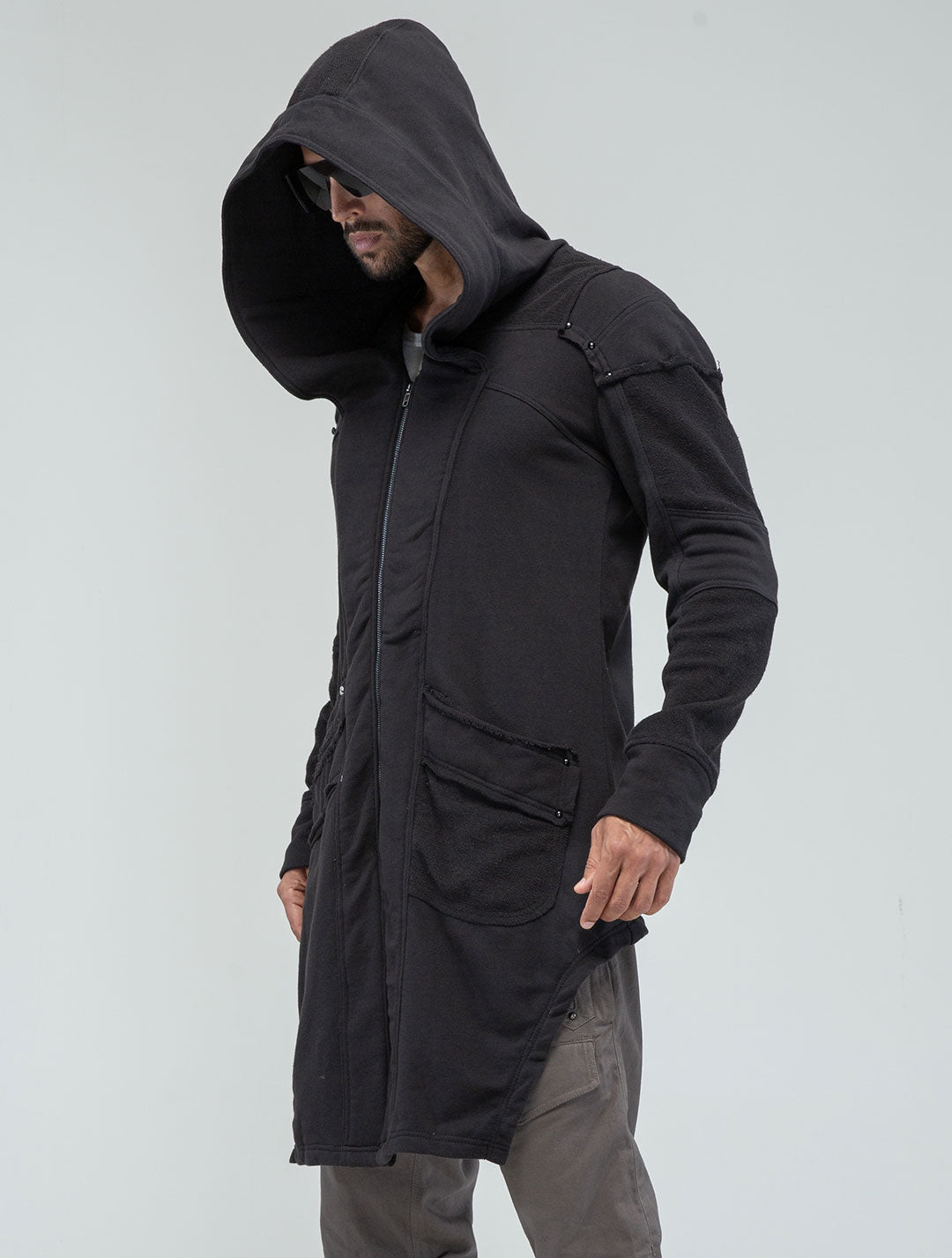 Danzig 100% Cotton Hooded Coat - Psylo Fashion